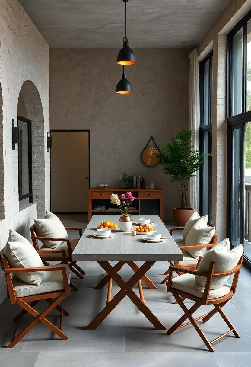 The Outdoor-Friendly Option: Durable yet stylish, this foldable table is perfect for both indoor dining and outdoor gatherings on balconies⁣ or patios