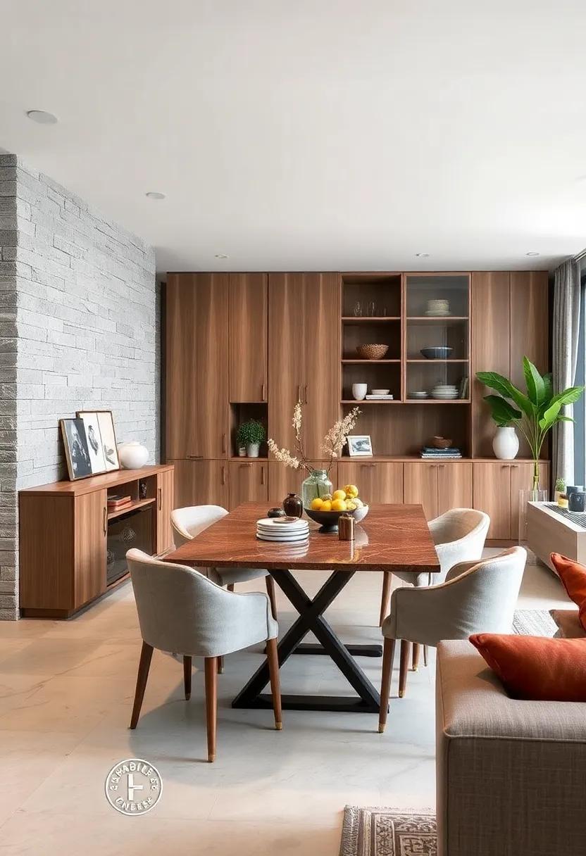 The Hidden Gem:‌ This innovative design hides a table ⁢within a cabinet, ⁤unfurling to provide dining space when needed without sacrificing aesthetics