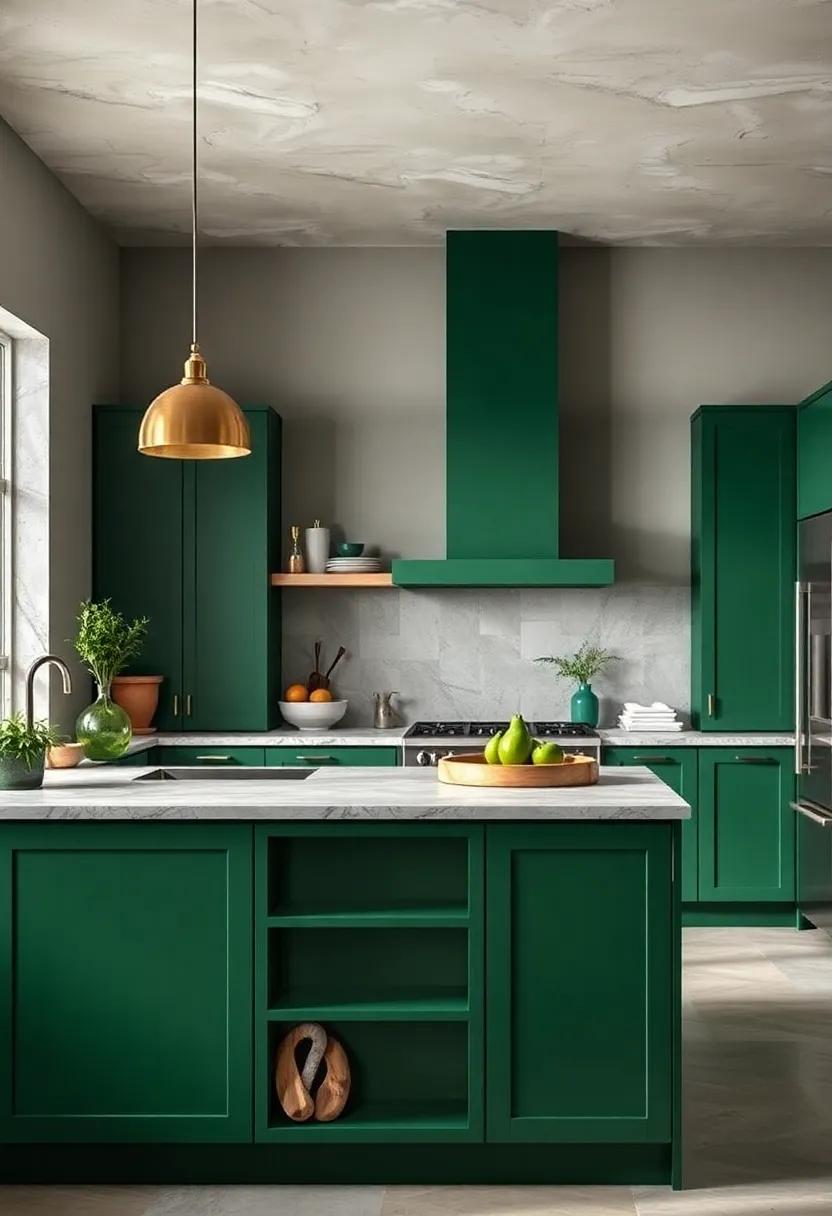 Bold Statement Colors: Learn‌ how deep greens and earthy tones can accentuate a kitchen’s features while using‌ low-VOC paints ⁢for a stylish yet environmentally conscious approach