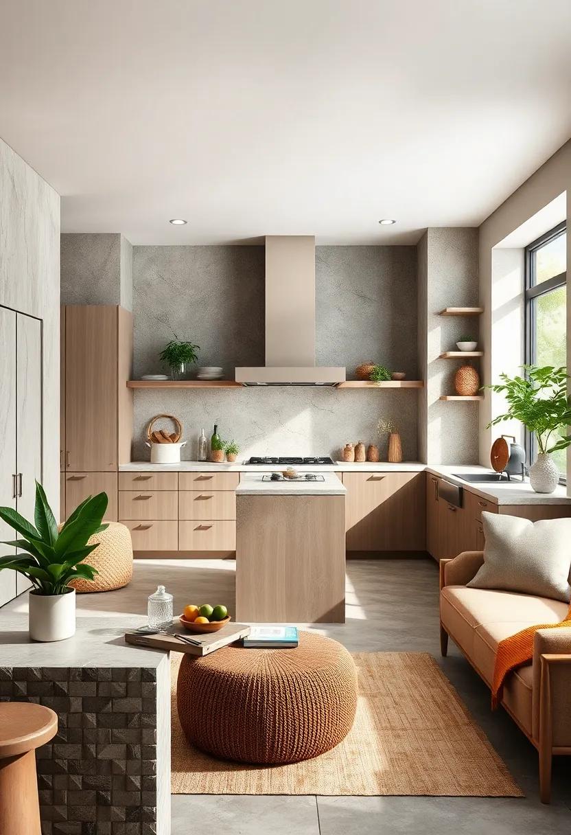 earthy ⁣Textures: Investigate ​how ‌textured tiles ⁣and organic⁤ fabrics ‌contribute‍ to a tactile experience‍ while keeping⁣ a focus on ‌sustainability and environmental impact