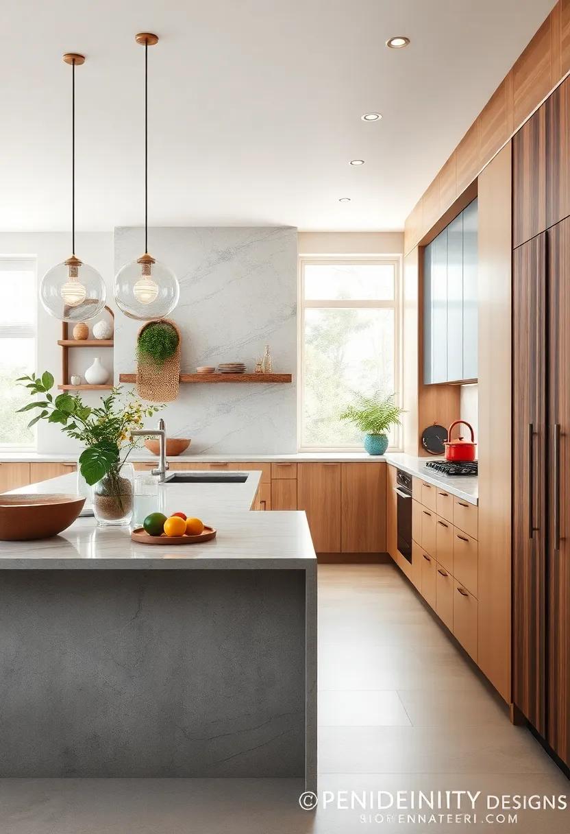 Sustainable Materials Showcase: Appreciate stunning countertops made ⁤from recycled glass and sustainable wood, demonstrating how beautiful design can align with eco-friendly ⁣choices