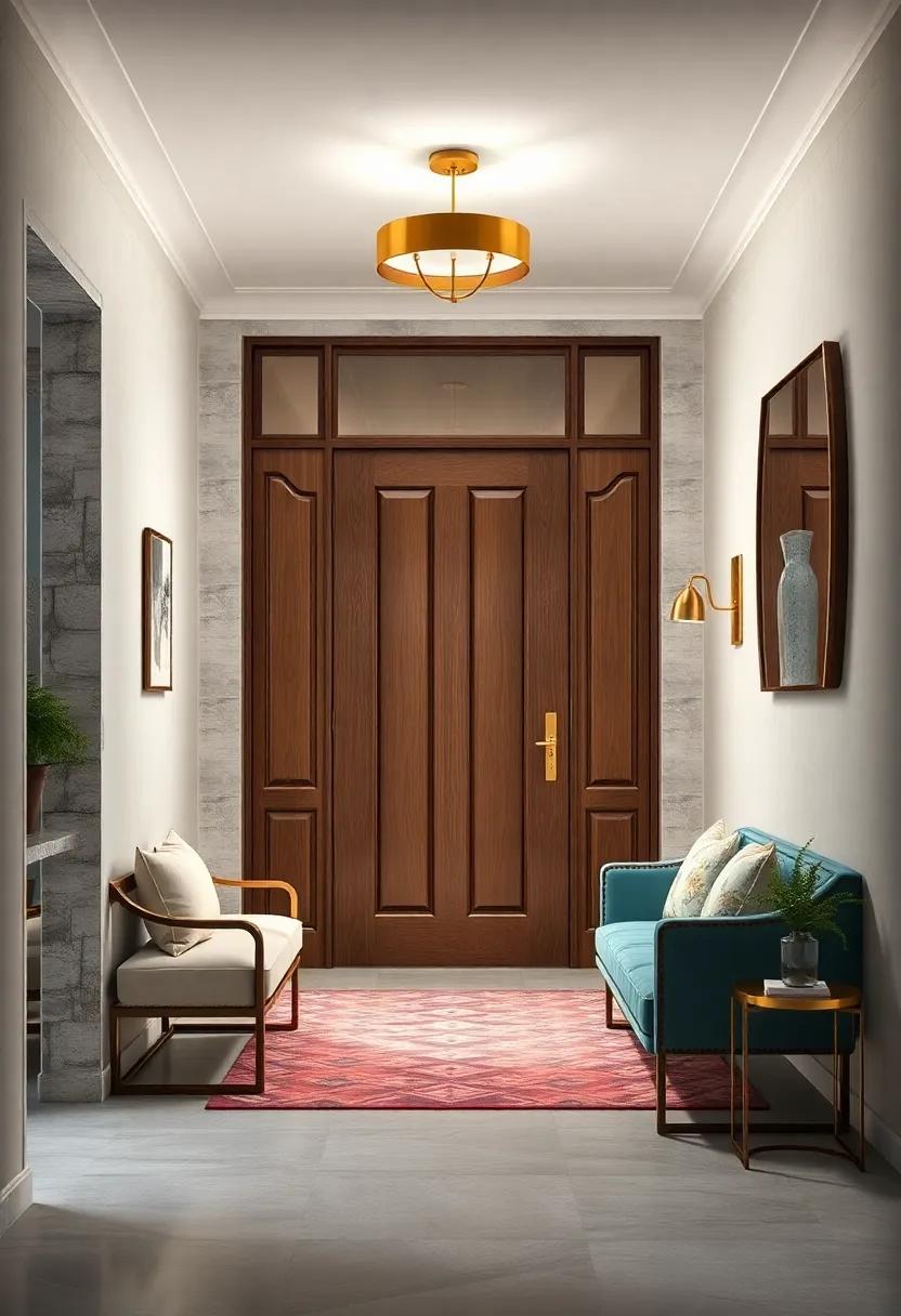 Metallic Gold Door Hardware: Swap out ‌standard door hardware for chic gold ​knobs and handles ⁣to create an immediate touch of⁤ elegance