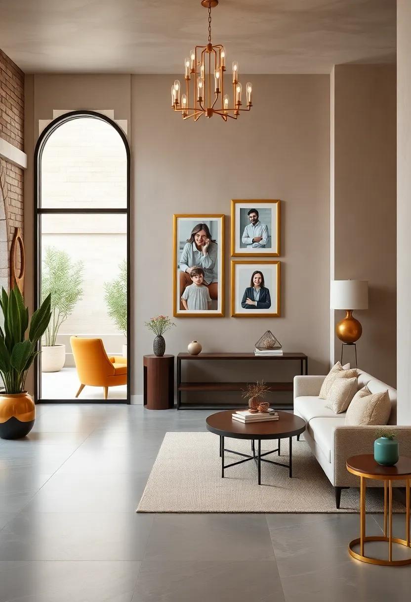 Polished Gold Frame for‌ Family Photos: Showcase your ‌family's ‌memories in⁤ polished gold frames that⁢ add a personal yet elegant touch to the decor