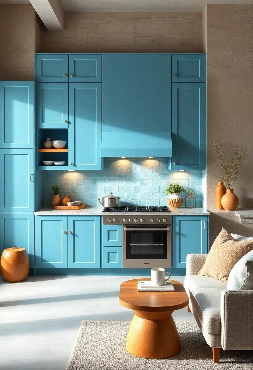 ocean blue: Capture the essence of the ocean⁤ with calming ocean blue cabinets that contribute‌ to a ‍beachy, serene atmosphere