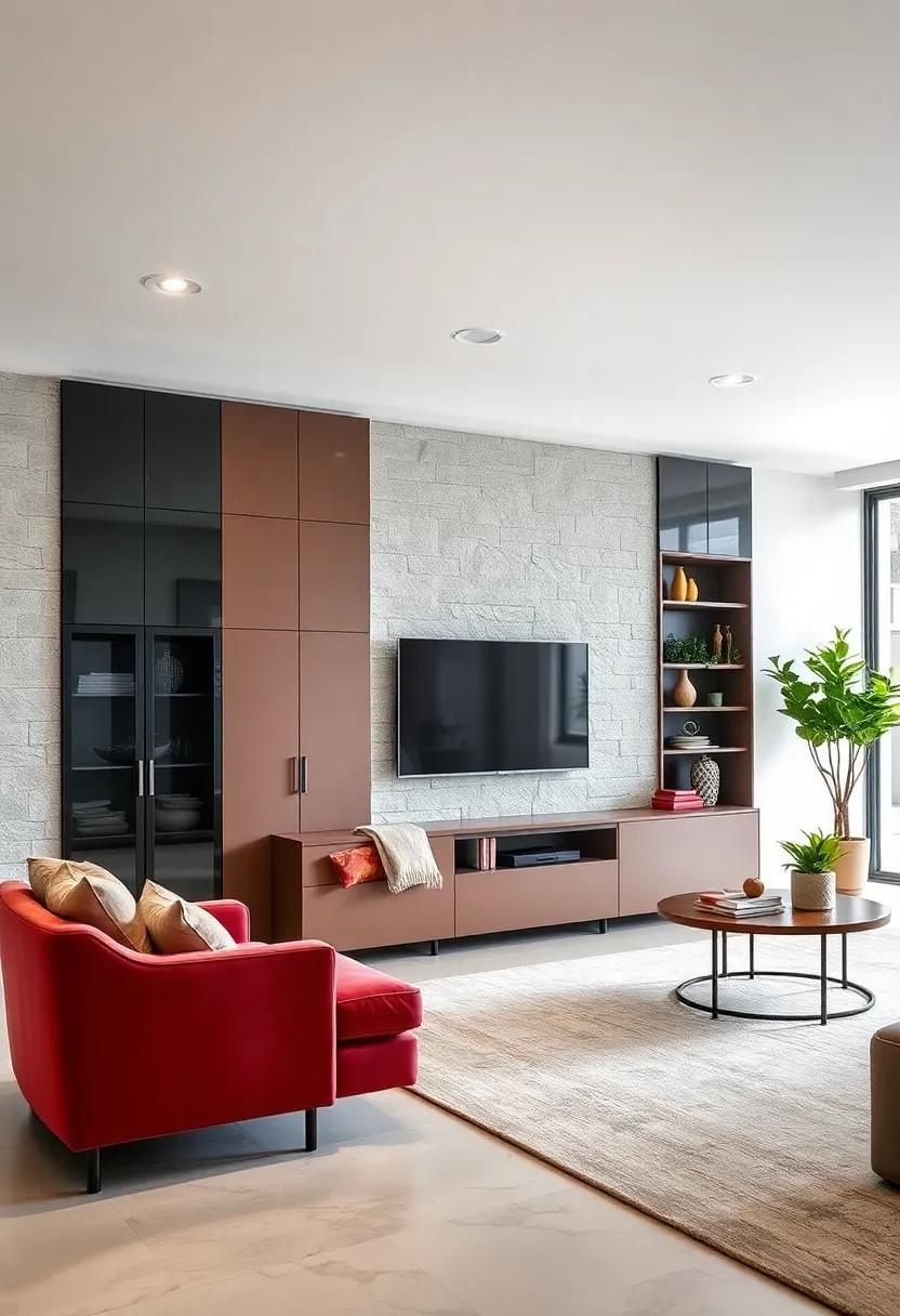 Two-Tone Contrast: A ​two-tone wall unit utilizes contrasting ‍colors and materials to create a striking visual‌ impact while ⁢offering ample storage‌ opportunities