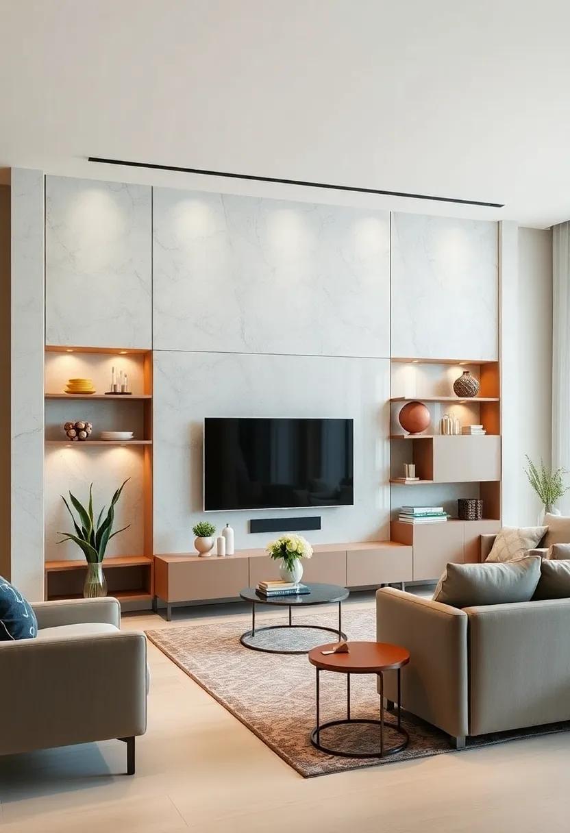 High-Gloss Finish: For ‌a touch ⁣of glamour, select⁤ a sleek wall unit ⁢with a high-gloss ​finish ​that reflects light‌ and modernizes your living space