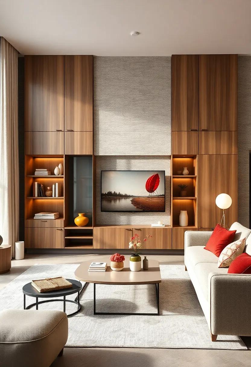 Smart Tech Integration: Look for a modern wall⁤ unit that incorporates technology seamlessly,featuring cable ‍management systems and​ compartments for gadgets while ‌maintaining a clean ⁢look