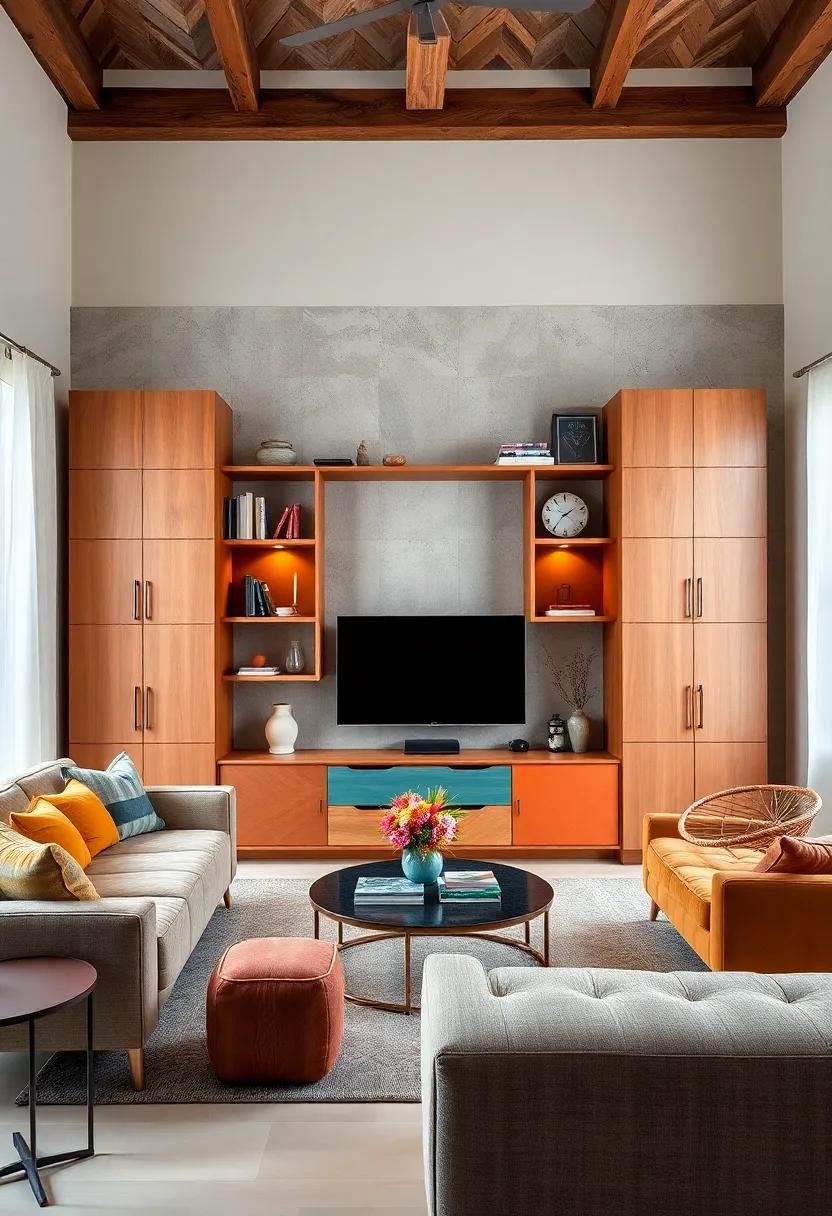 Vintage Appeal: Seek out a retro-style ⁣wall unit that captures ⁢the essence of yesteryears with⁢ unique cabinetry and vibrant colors, ideal for‍ nostalgic souls