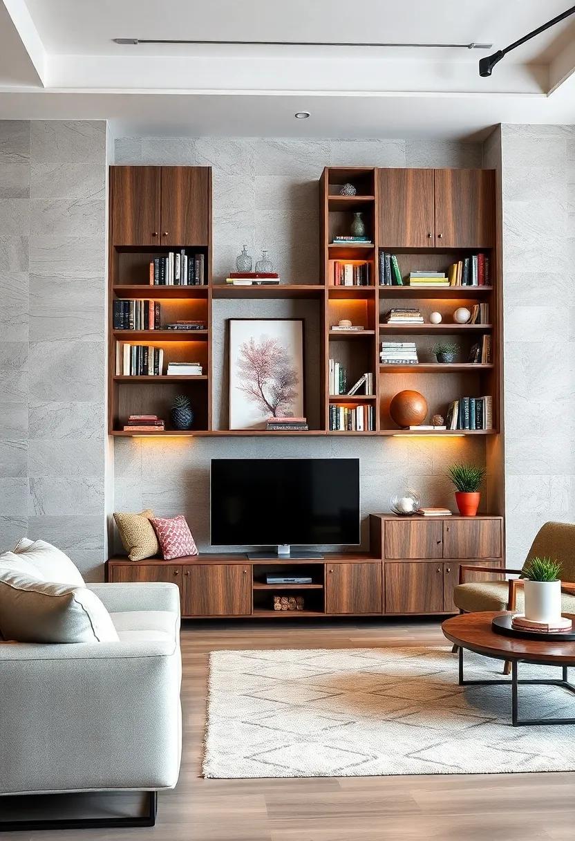 Book Lover's Haven: ⁢A ⁢wall unit designed‍ for bibliophiles, featuring⁢ several shelves to house your favorite reads alongside decorative elements, adding character to your space