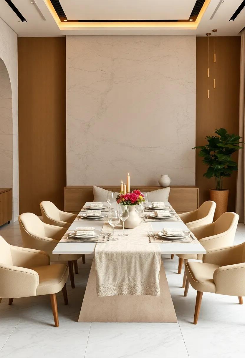 Layer⁣ table linens ‌in varying textures, such as ‍linen‍ placemats and soft ⁤cotton napkins, to elevate your dining experience