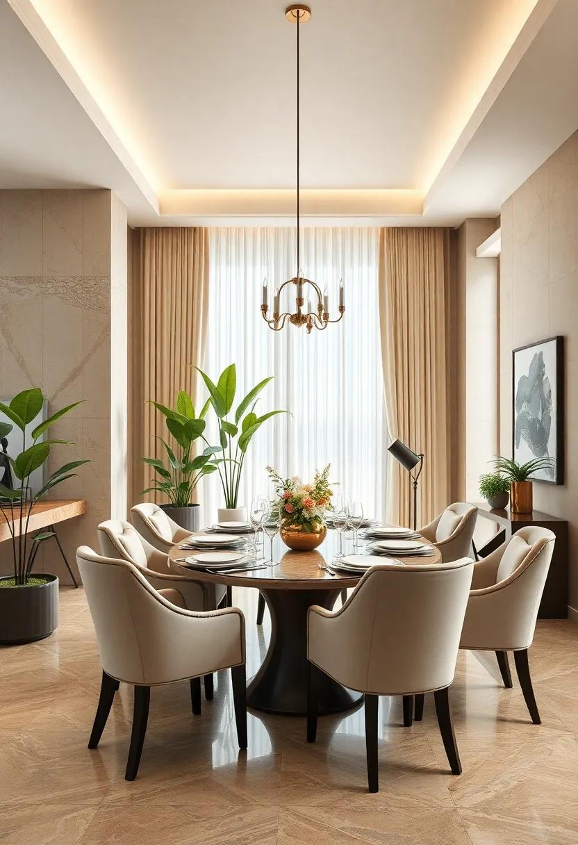 Include​ lush greenery through potted ​plants or floral arrangements in soft creams to bring life‍ into the space