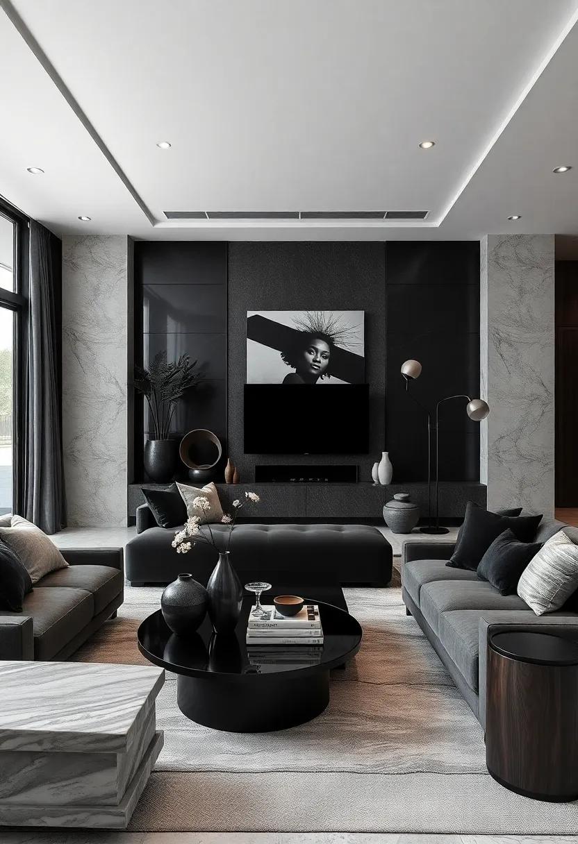 Statement Accessories: Choose standout monochrome accessories, like unique ‌sculptures ‍or vases, to serve as conversation starters