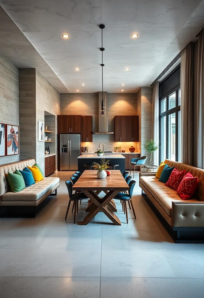 Custom Banquettes: Consider custom-built ​banquettes that ⁣maximize seating and ⁤can⁢ be designed to fit snugly against walls, ⁢optimizing‍ your dining experience