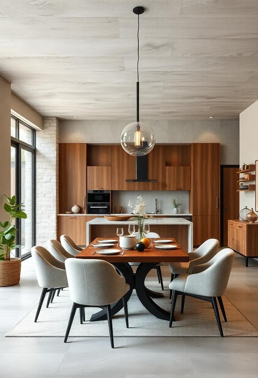 Textured Surfaces: Dive into ‌the world of mixed materials, using textures like wood,​ metal, and⁤ stone to add depth and character to your‍ kitchen and dining combo