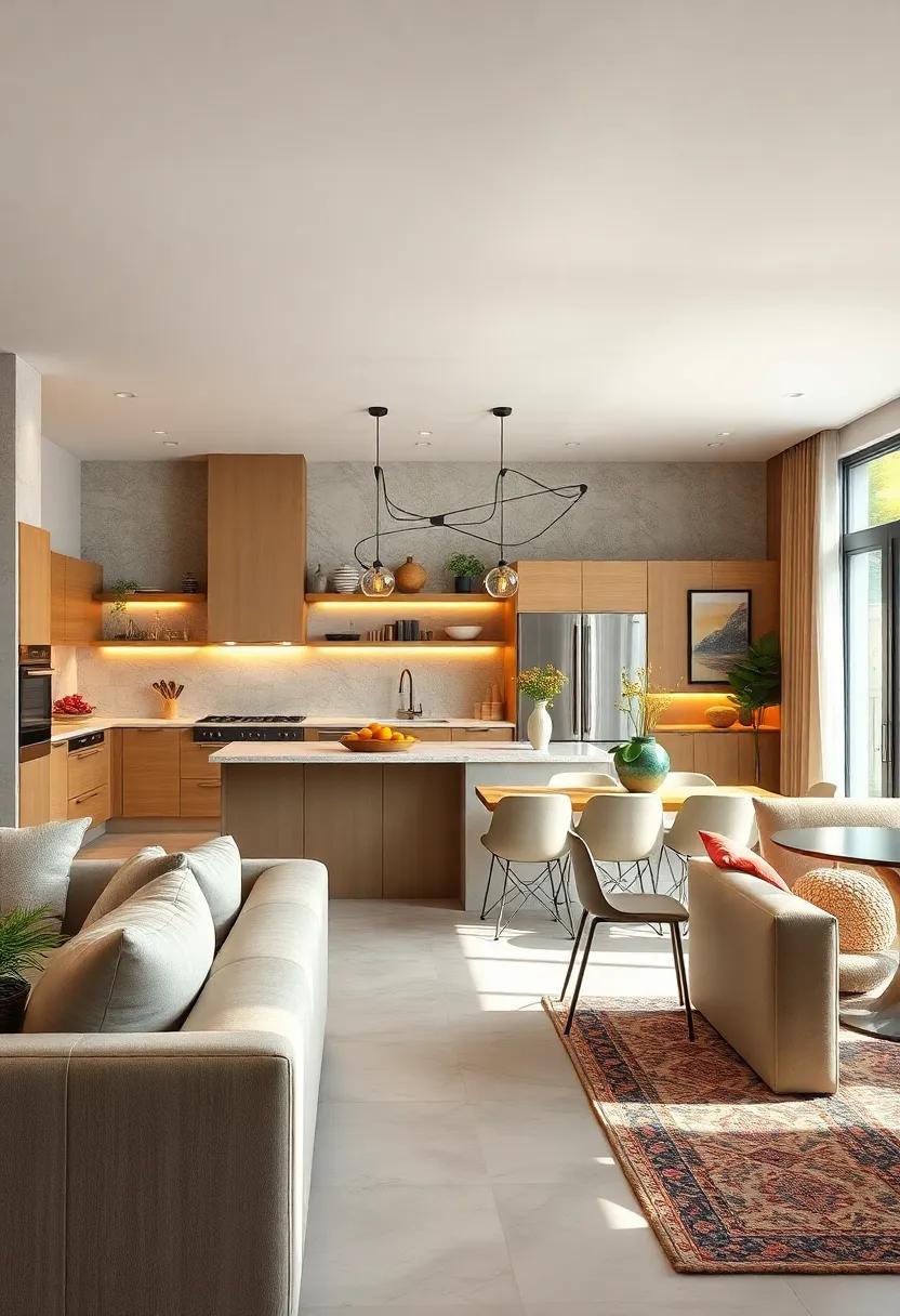 Warm Lighting: Switch to⁢ warm-toned light fixtures to enhance the ⁢cozy ambiance of your kitchen and dining area,⁤ making it the perfect space for gatherings