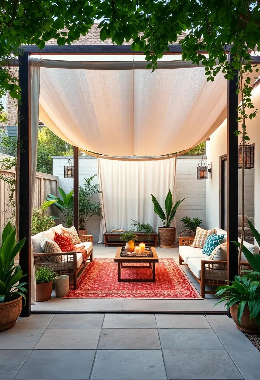 Add a Canopy – Install a soft fabric canopy for⁣ shaded refuge during afternoons, adding a serene and inviting feel