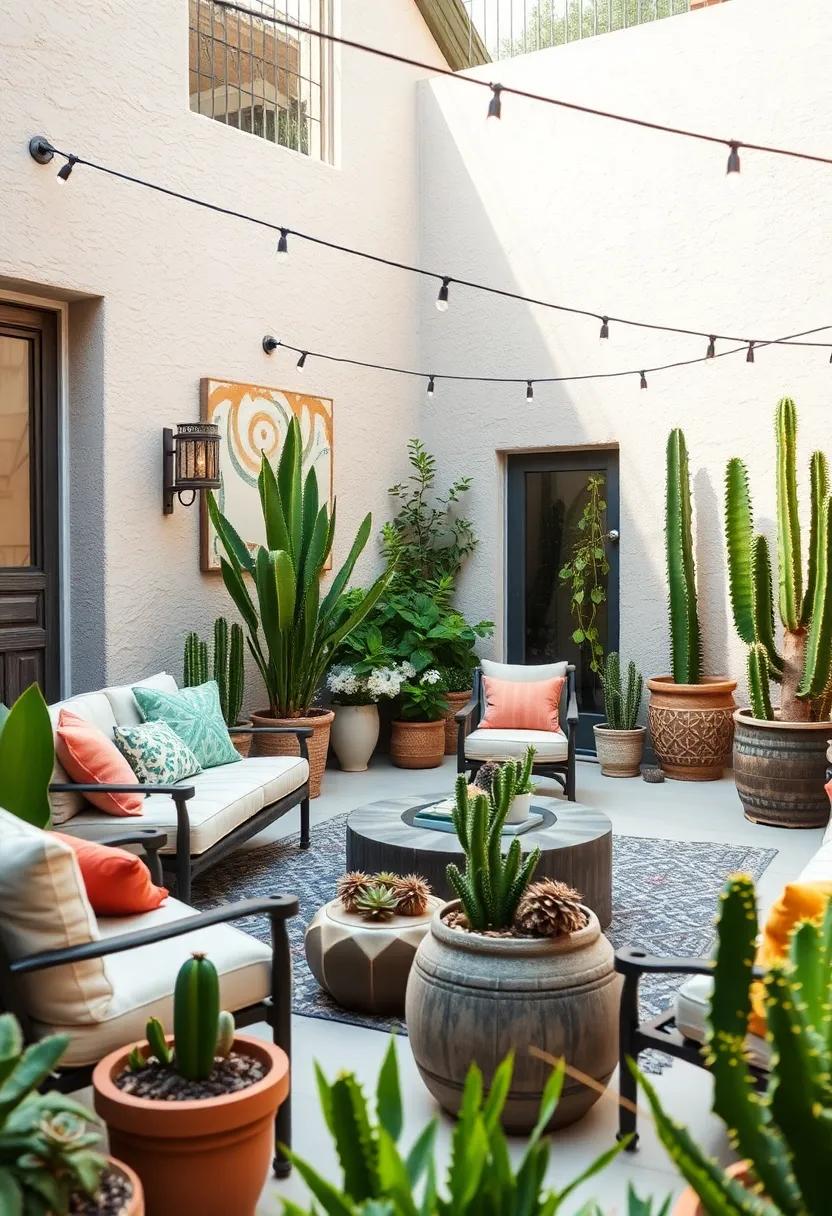 Create a Cactus Corner – Designate ​a space ⁣for beautiful cactuses and succulents for a trendy, low-maintenance garden