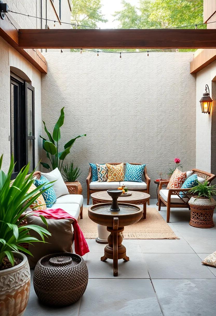 Introduce⁣ Water elements – Add a small fountain or birdbath for soothing‌ sounds and to attract local wildlife