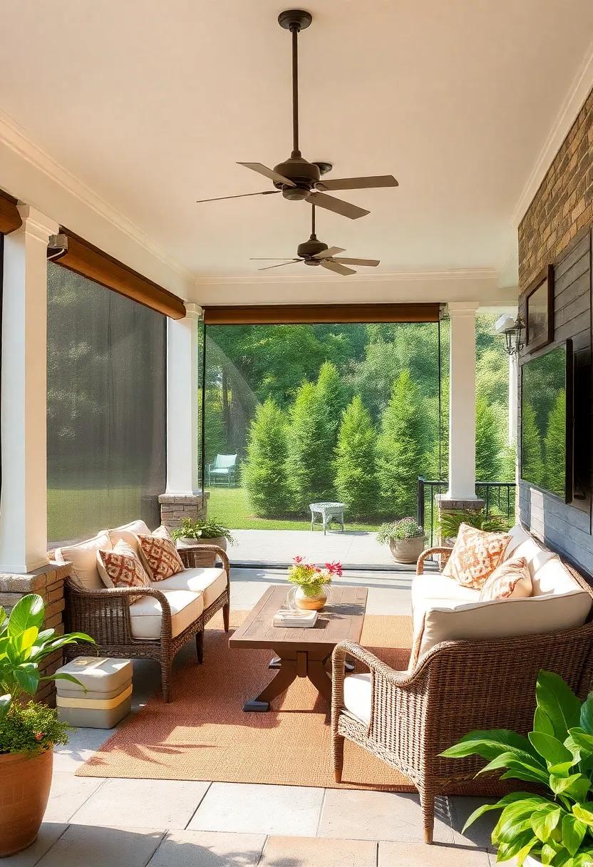Retractable Awning Combinations: Combine retractable awnings with‌ screens for a two-in-one solution that maximizes⁤ shade ⁣and insect ‌protection during outdoor‌ gatherings
