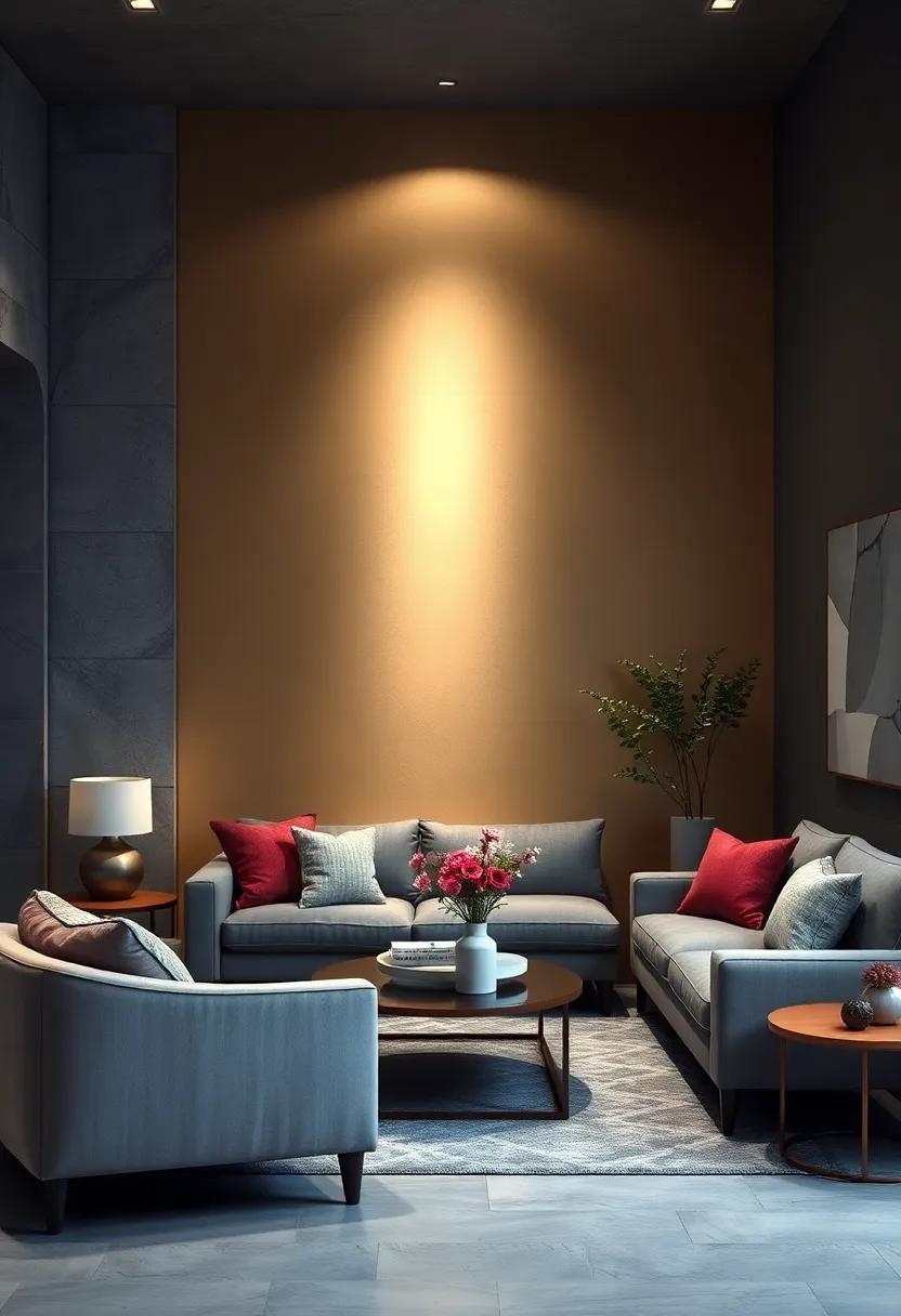 Illuminate with a pale gold accent ‌wall, giving an elegant shimmer that complements⁤ rich fabrics and ⁤classic furnishings for a luxurious⁢ feel