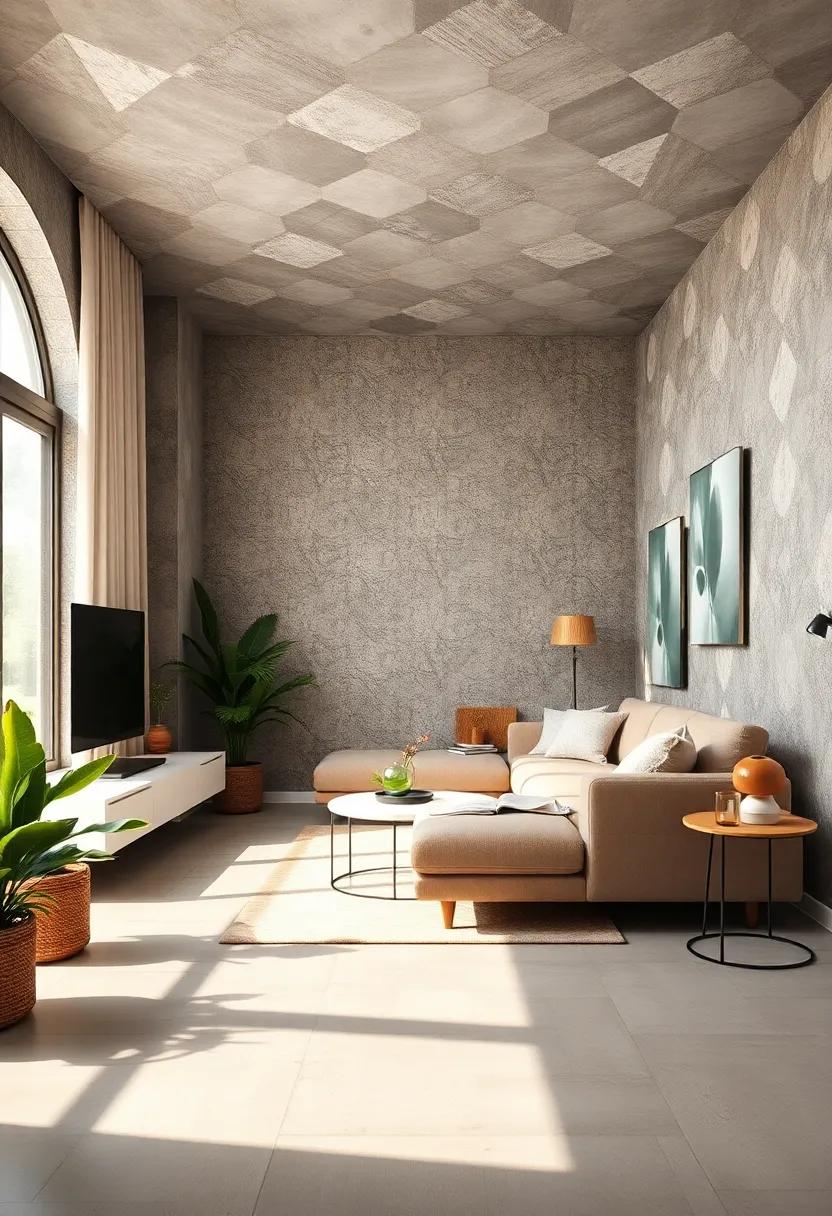 Capture ⁢a sense of whimsy with a‌ playful polka-dotted⁣ accent ​wall that brings fun ⁢and energy to small spaces, ‍especially when combined with minimalist​ furniture