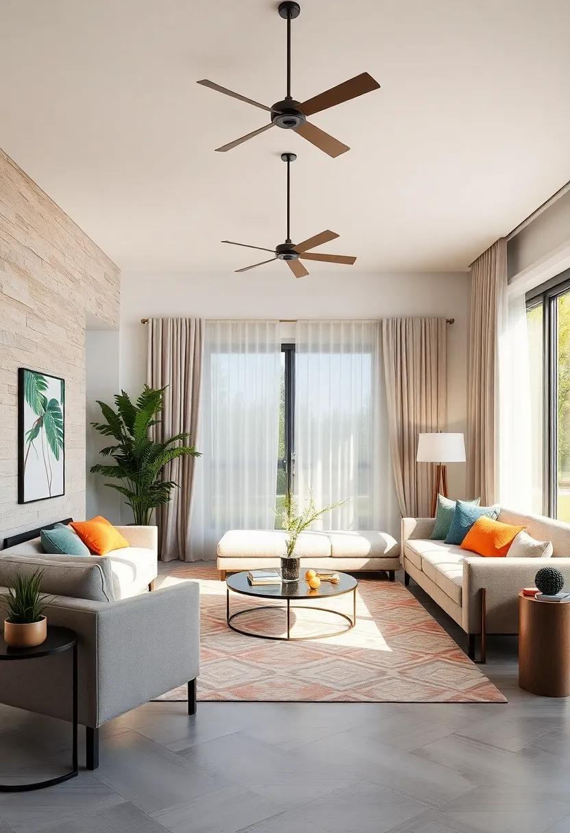 Integrate Natural Light: Maximize sunlight with sheer curtains or light-filtering shades to brighten up the room