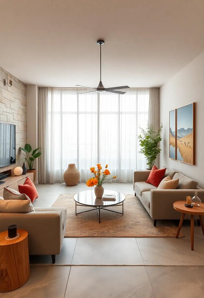 Keep the Layout Flexible:⁣ Arrange furniture in a modular way to adapt easily for⁢ entertaining‌ guests or family gatherings