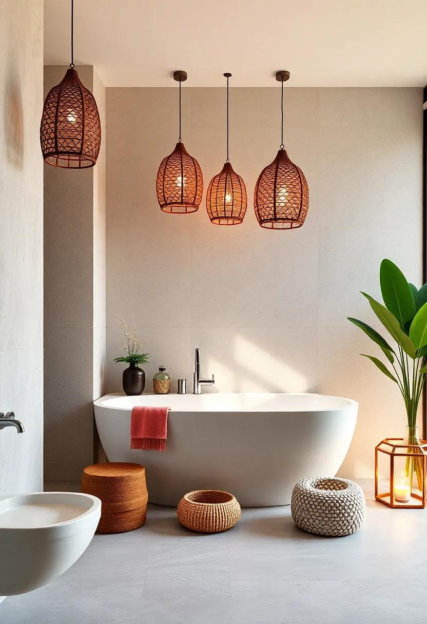Floating Lanterns: ​Hang decorative lanterns made ‍from natural materials for a unique lighting option that brings a warm, tropical ambiance to your space