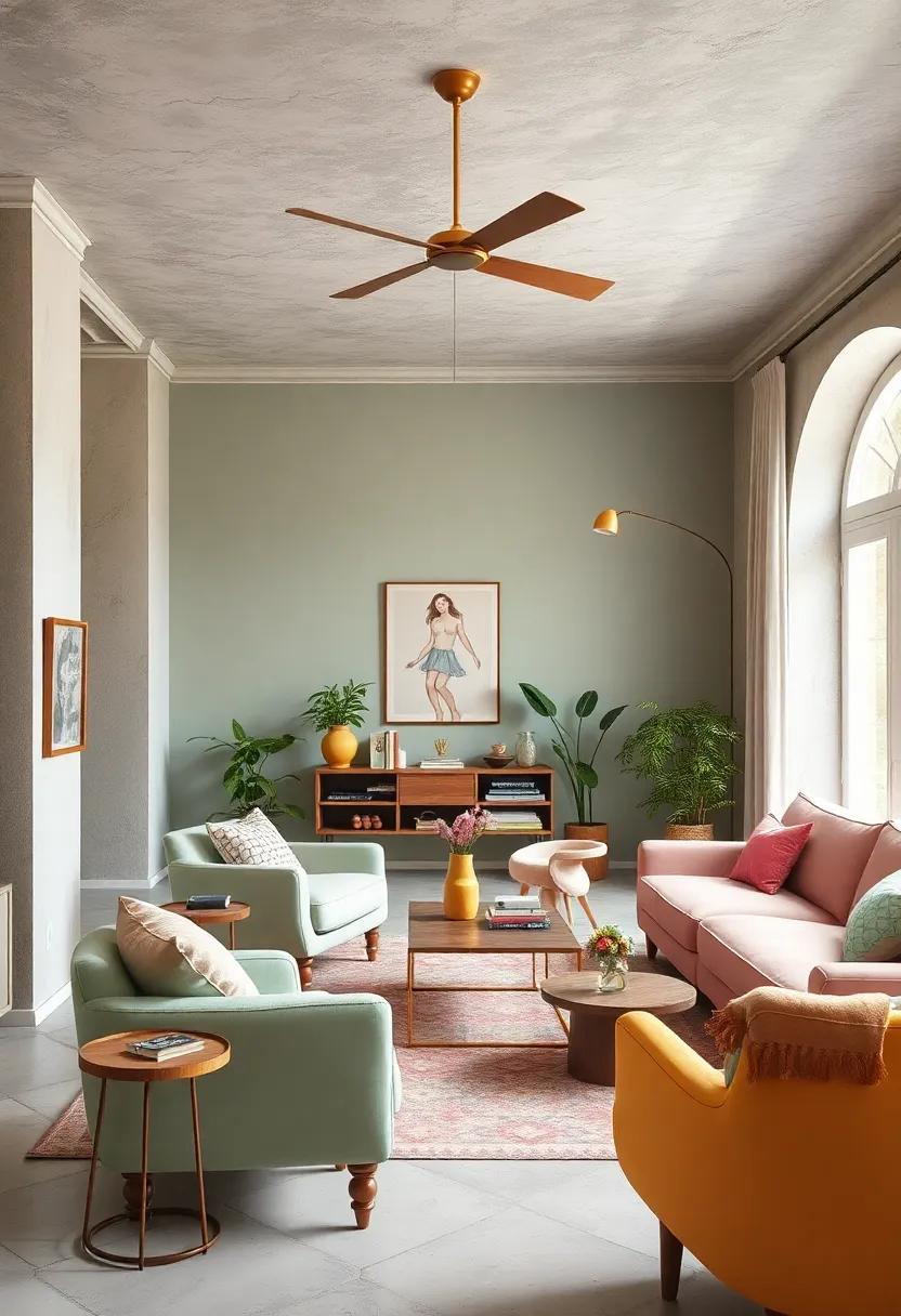 embrace the ‍Pastel ⁢Palette:⁣ Light mint greens,soft pinks,and‍ buttery yellows⁢ can create a serene‍ vintage atmosphere while ‌allowing⁢ for colorful‍ accents ⁣that keep the space lively