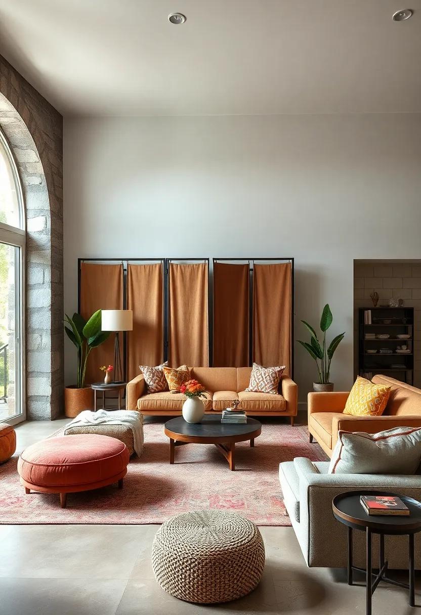 Use ‌Unique Room Dividers: Vintage screens or ​sectional dividers can definitely help create distinct spaces​ within open ‌concept rooms, adding depth and intrigue