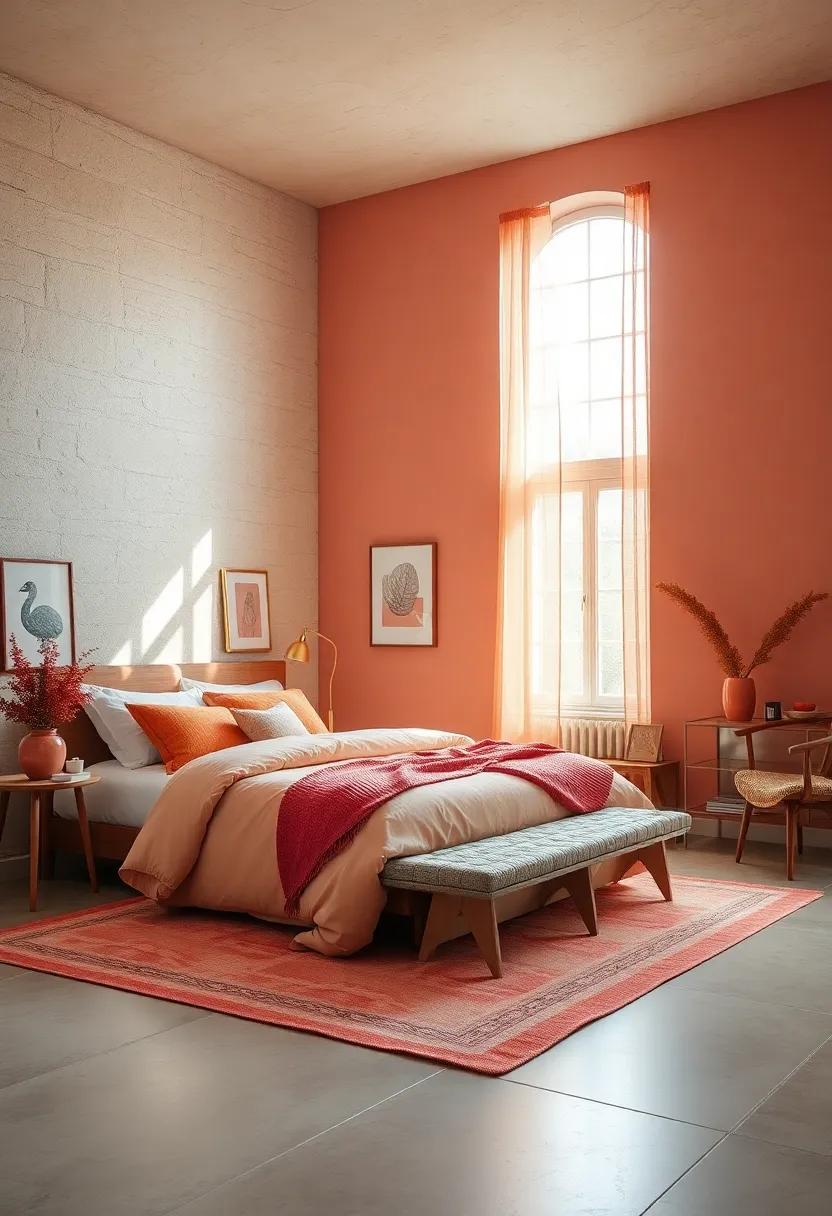 Peachy ⁤Coral: A warm blend of pink and‌ orange,⁢ this ⁢shade brings ‌a refreshing vibrancy that feels both ​modern and cozy