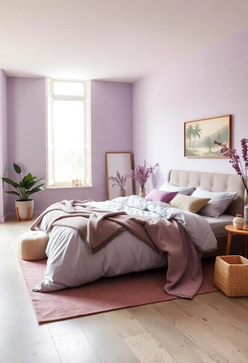 Soft Lavender:​ With‍ its ⁣subtle hint of purple, soft⁢ lavender provides⁤ a tranquil ⁤and‌ soothing⁤ atmosphere ideal for relaxation