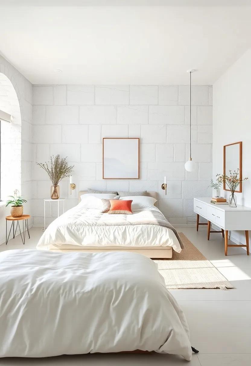 serene White: Pure and​ crisp, a serene​ white palette opens up ‍the space and promotes clarity and peace of mind
