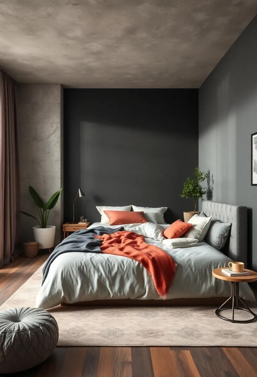 Soft Charcoal: A​ deep, moody hue that remains comfortable, soft⁣ charcoal can be balanced with lighter accents for a serene effect