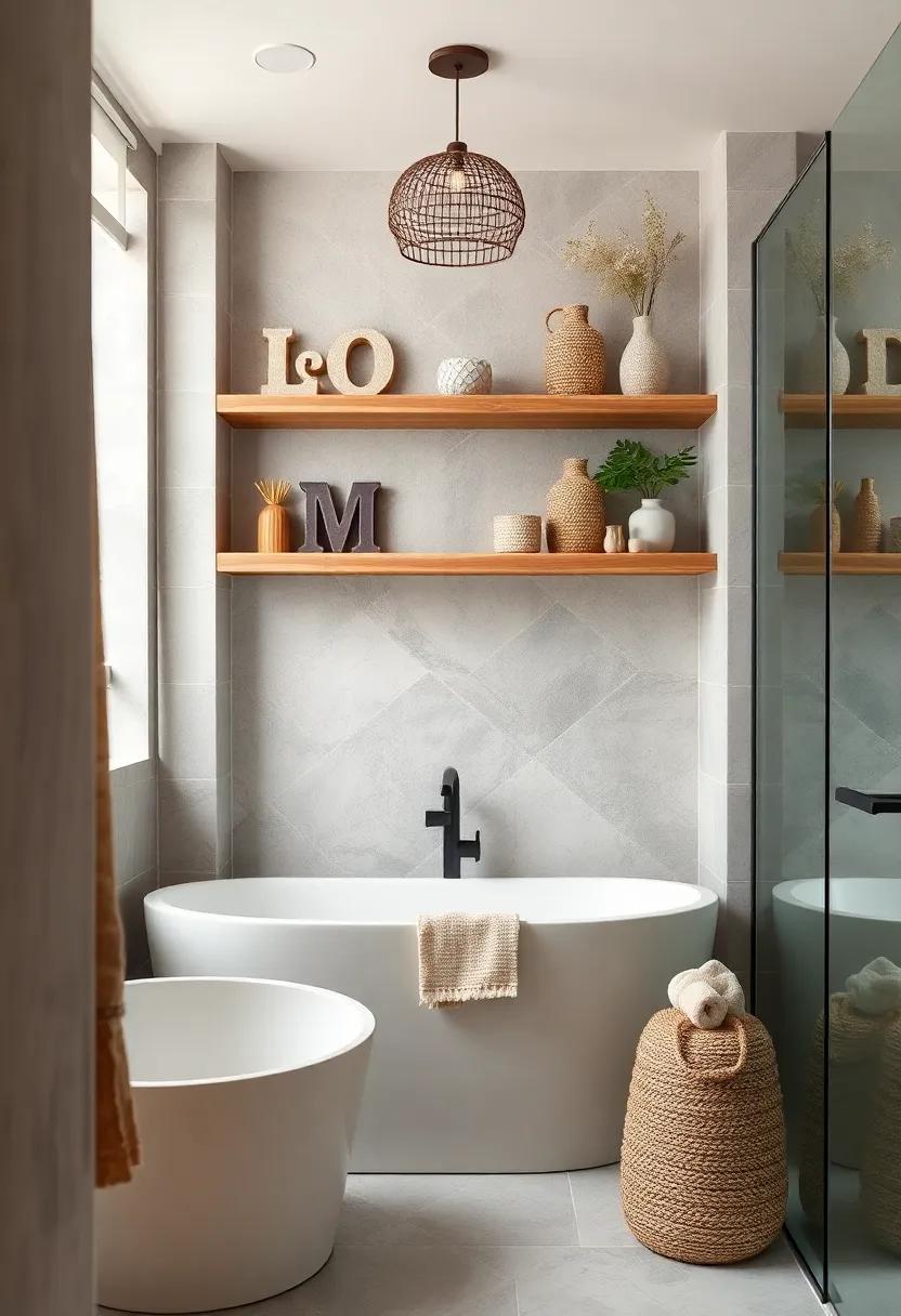 DIY Shelf Decor: Consider crafting your own decorative ⁢elements⁢ like painted wooden ‍letters⁣ or ⁢twine-wrapped⁤ vases ​for⁤ a personalized touch