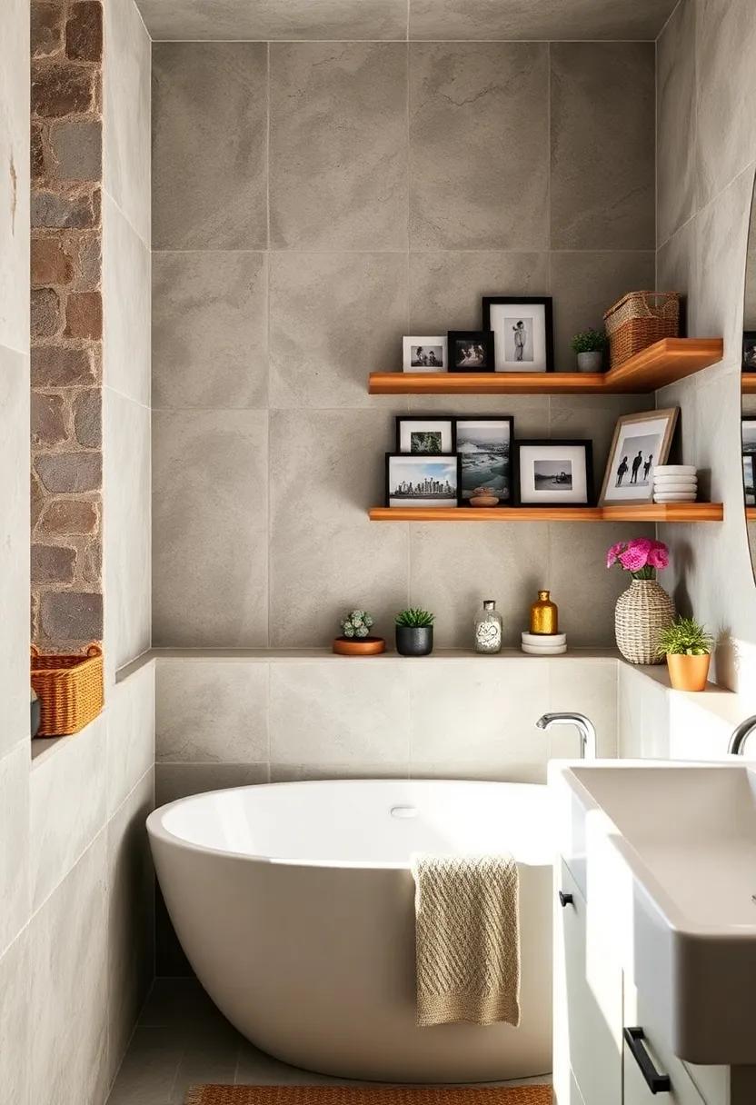 Documenting Memories: ‍Showcase ⁣travel souvenirs ⁤or small framed ‌photographs on open shelving to convey your personal journey