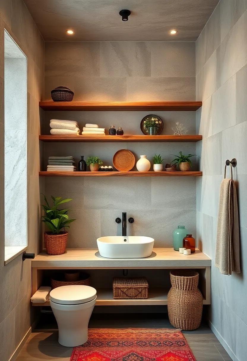 Mix⁢ and Match: Blend ​different ‌styles ‍of ‍shelving—think rustic wood alongside ⁣sleek metal—to create an eclectic bohemian look