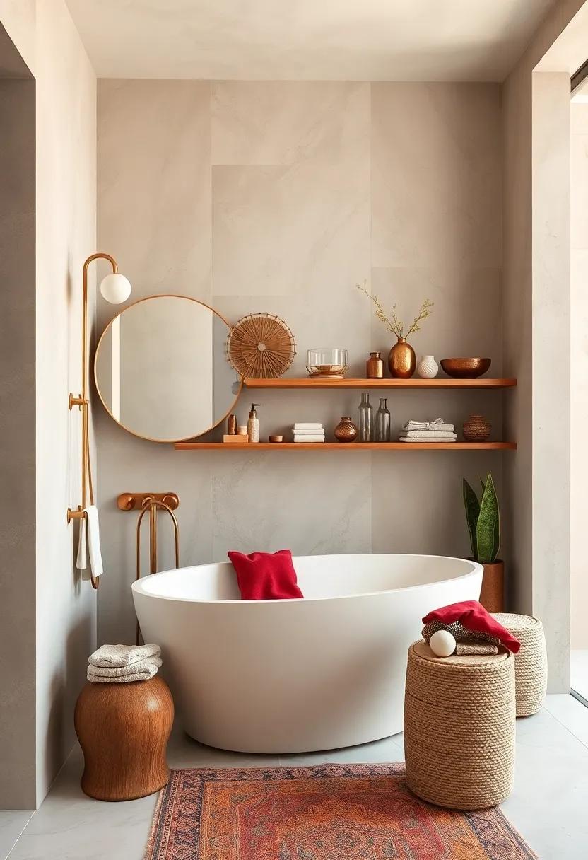 Mixed Metallics: Embrace the ‍beauty ⁢of mixed metals⁤ by⁣ displaying brass ⁢or copper accents to create a boho chic allure