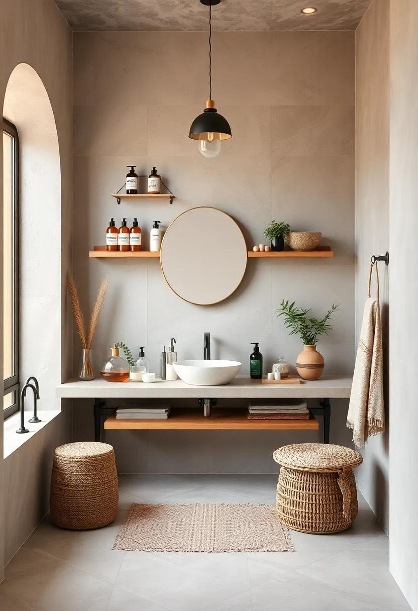 Wellness Essentials: Arrange your favorite‌ bath products and wellness items ‌beautifully ‍to ⁢encourage self-care rituals in your space