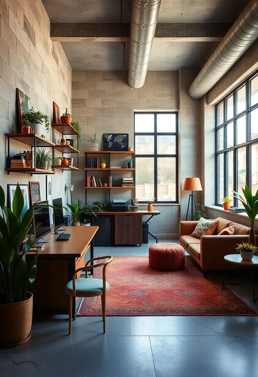 reclaimed ‌materials: Use vintage or salvaged materials for shelves or desks to add uniqueness and a story to⁣ your workspace