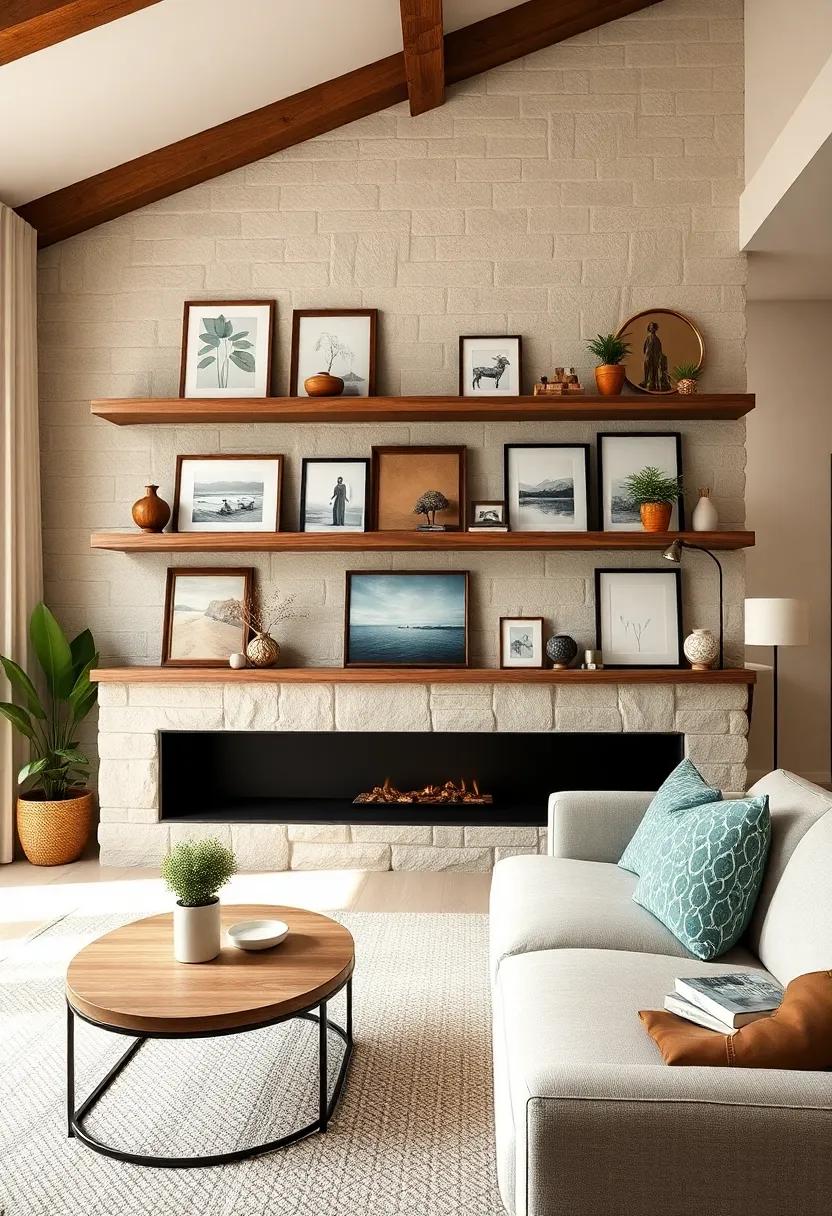 Textured Layers: ‍Introduce ⁣various materials such ⁤as ‌wood, ⁢metal, and‍ fabrics to add depth and interest⁤ to your shelf arrangement