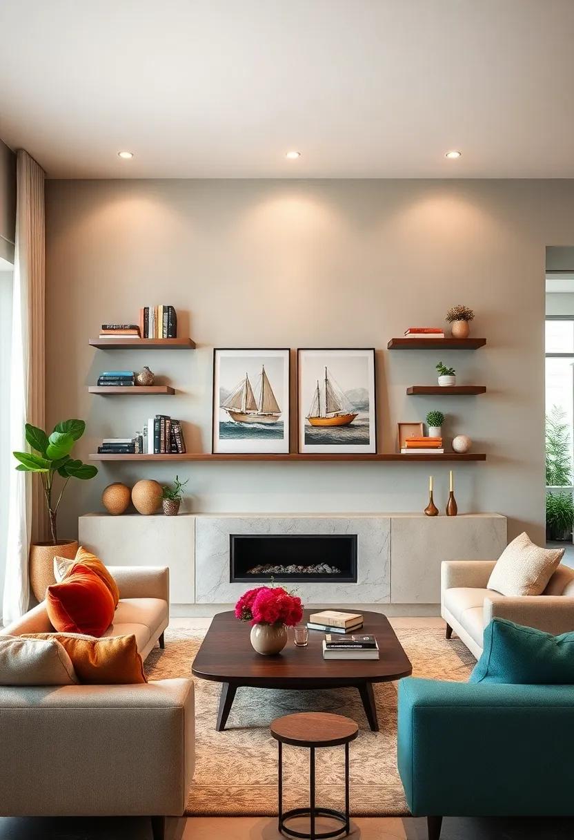 Themed Displays: Create a theme​ for ‍your⁣ shelves, whether it’s travel,‌ books, or ⁣family ‍memories,​ to ‌showcase your personality