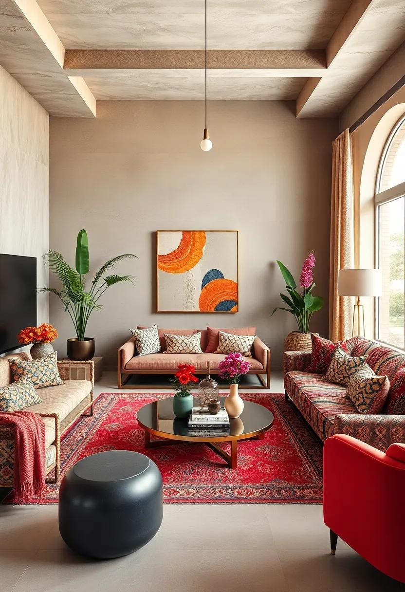 Mixing Patterns: don’t shy away from‌ combining bold patterns,⁤ like geometric prints ⁤with florals, to create visual‌ intrigue and ‍a lively atmosphere