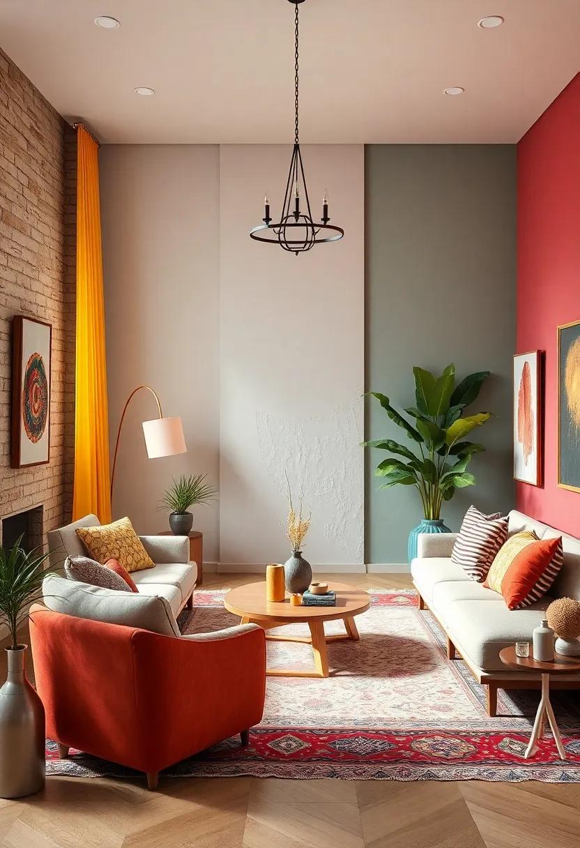 Natural Elements: Incorporate rich wooden furniture ‍pieces ​alongside colorful ceramics to balance the ⁤luxury of‌ bold‍ colors with bohemian charm