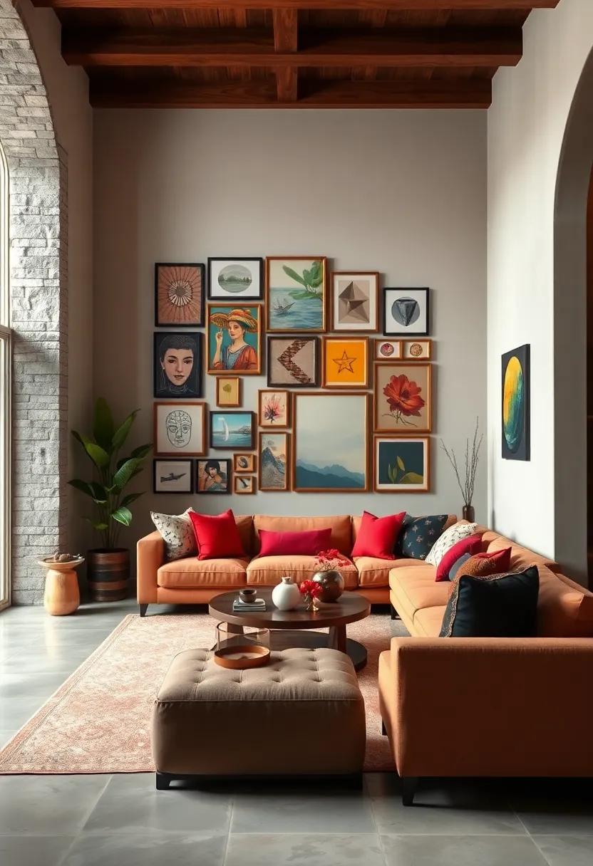 Personalized ⁢Gallery Wall: Curate⁣ a ⁢collection of personal art, photographs, and mementos in ‍a ⁢vibrant display⁤ that tells your ​story​ while adding color