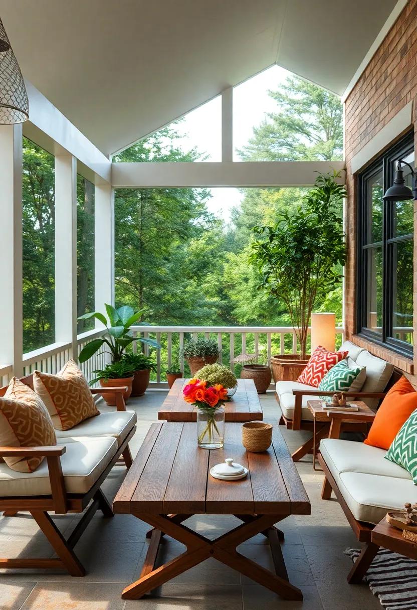 Explore nature-inspired designs with a wooden foldable table ⁢that boasts⁣ a weathered finish, blending harmoniously with ‍your lush surroundings