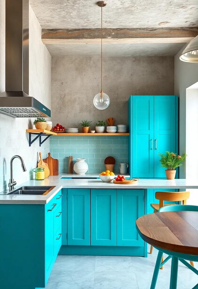 Bright Aqua:⁢ Vivacious and spirited, bright aqua ‍can add a ‌pop of fun and ‍creativity, turning your culinary space‌ into an inspirational⁤ haven