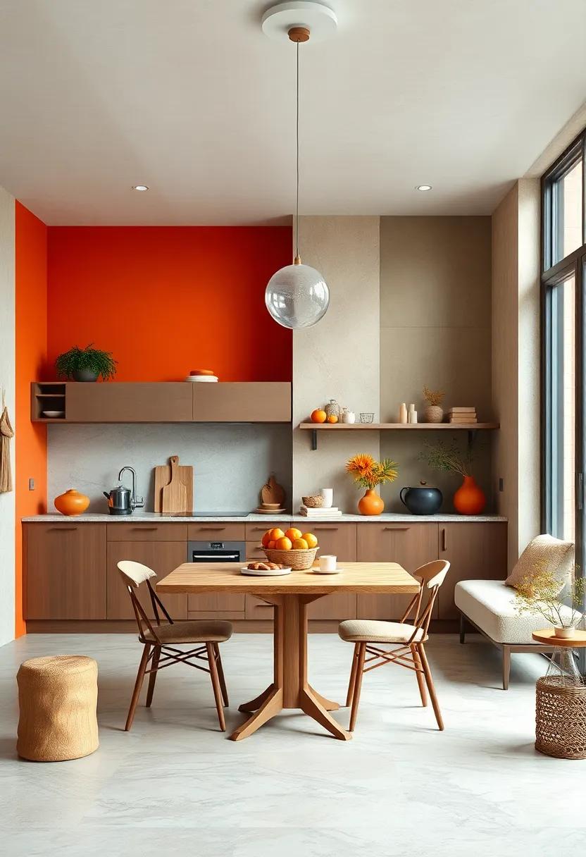 Burnt Orange: A vibrant yet warm color ‍that echoes the warmth of a ‍fireside, ​burnt ‍orange ⁢can ​inspire‌ coziness ​and heartwarming​ meals