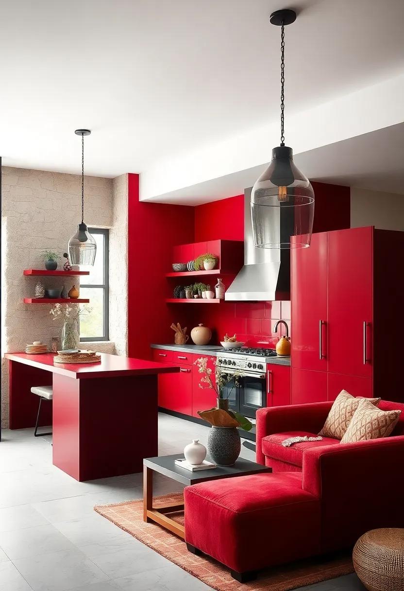 Cherry Red:⁣ Bold and energizing, cherry red ‍can⁢ stimulate appetite and conversation, making your kitchen the heart of your home
