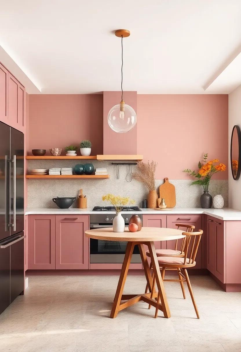 Dusty Rose: A soft,romantic ‌shade that adds ⁢a sense of charm and whimsy,enhancing the overall appeal of your small kitchen